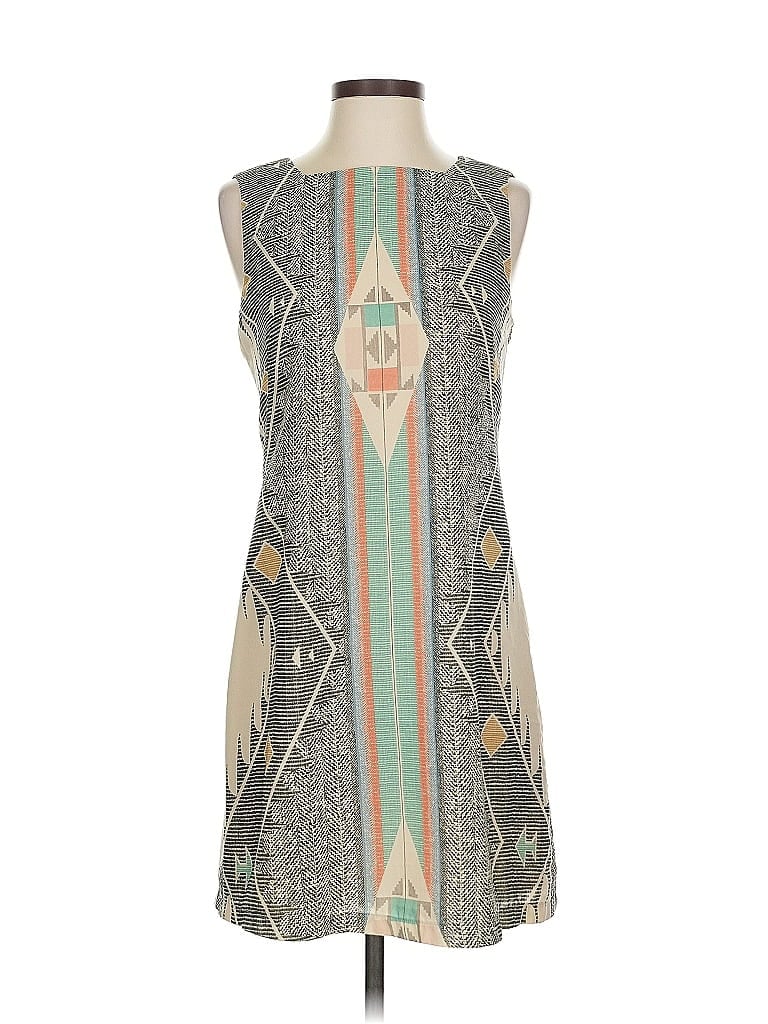 Pre-owned Abs Allen Schwartz Casual Dress In Gray