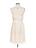 H&M 100% Polyester Ivory Cocktail Dress Size M - photo 2