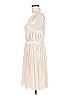 H&M 100% Polyester Ivory Cocktail Dress Size M - photo 5