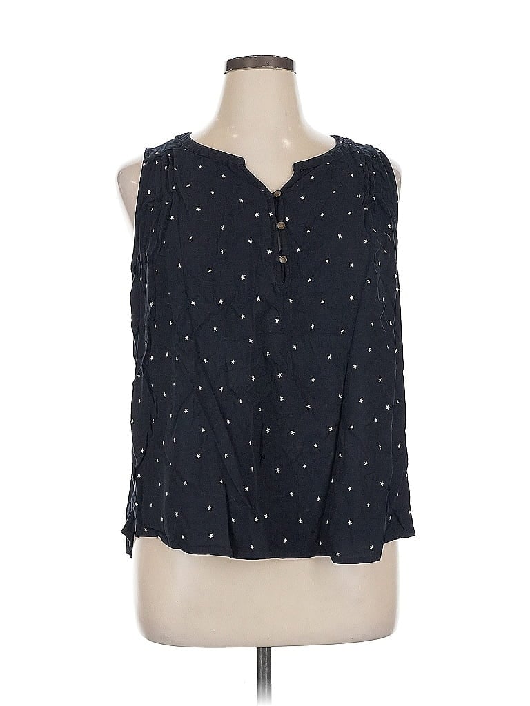 Pre-owned Sonoma Goods For Life Sleeveless Blouse In Black