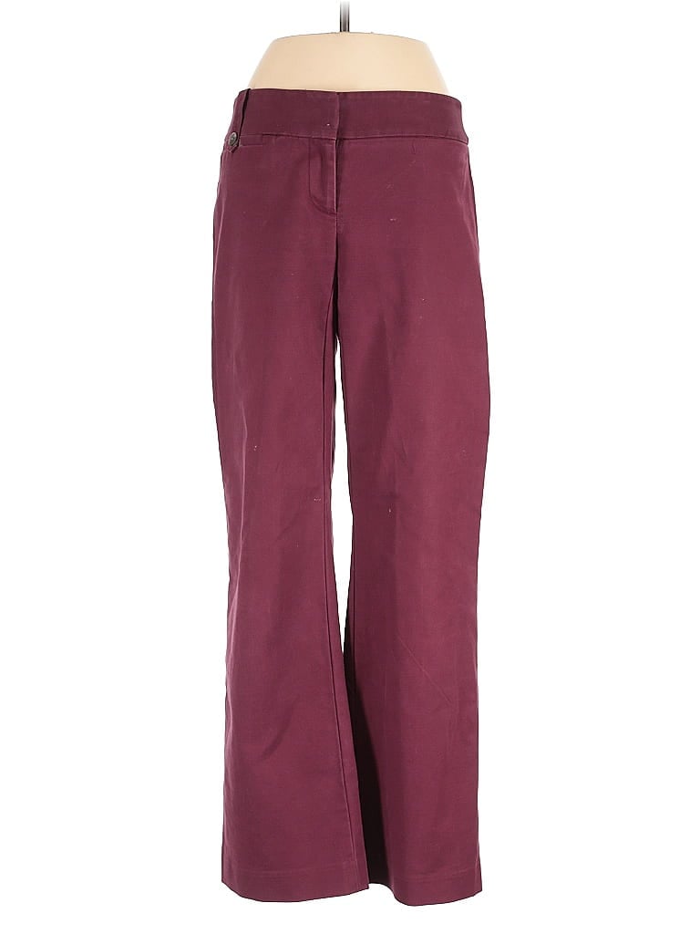 ANN TAYLOR Pre-owned Casual Pants In Burgundy