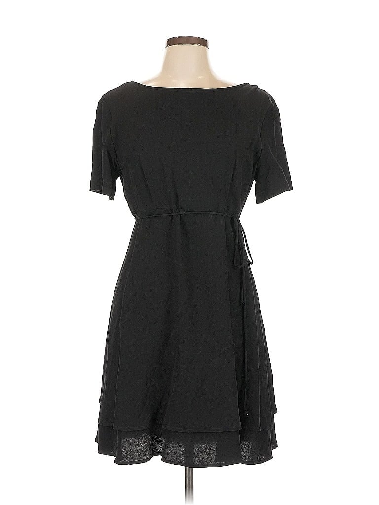 Pre-owned Liz Claiborne Casual Dress In Black