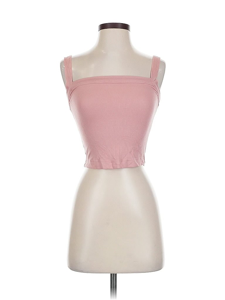 Pre-owned Parade Tube Top Pink Strapless Neckline Tops
