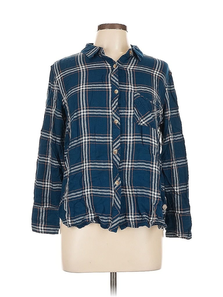 Click to view more detailed imagery on our partner's website Pre-owned Hatley Long Sleeve Button Down Shirt In Blue