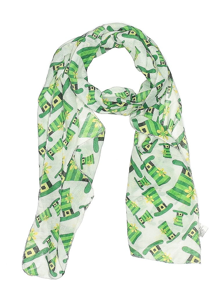Pre-owned Unbranded Scarf In Green