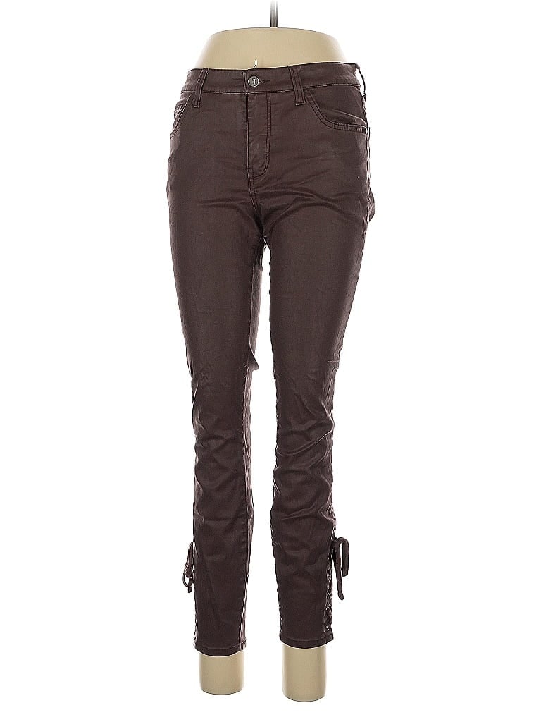 Pre-owned Pilcro And The Letterpress Jeggings In Burgundy