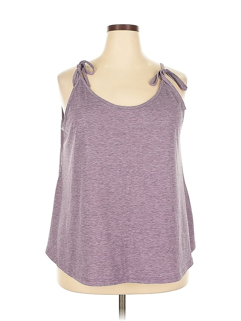 Pre-owned Love U Dear Sleeveless Top Purple Halter Neckline Tops