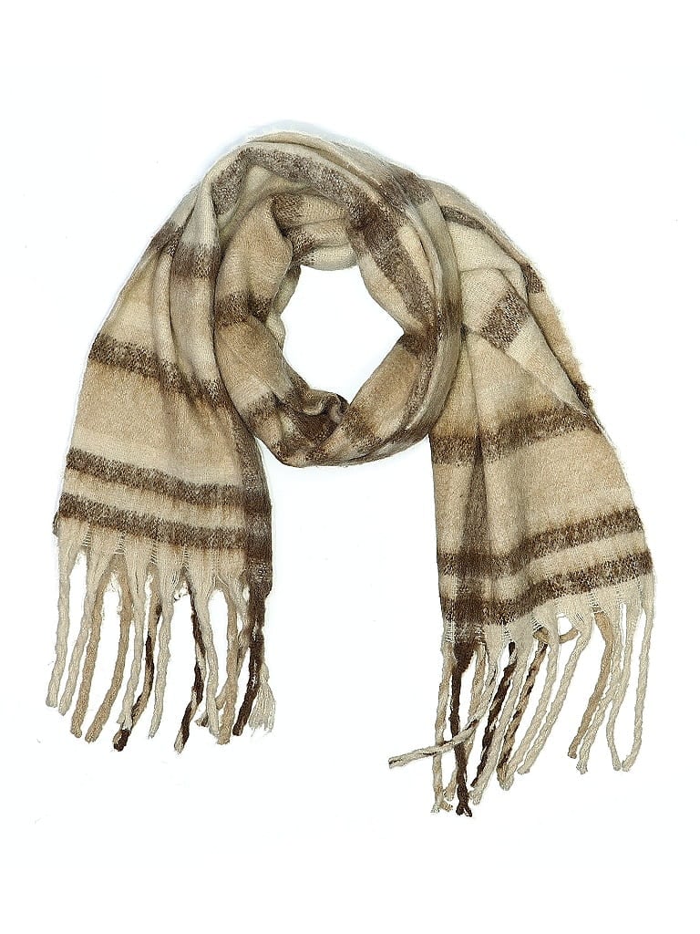 Pre-owned Assorted Brands Scarf In Brown