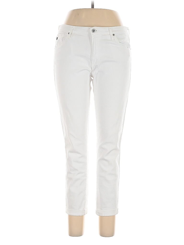 Pre-owned Adriano Goldschmied Jeans In White