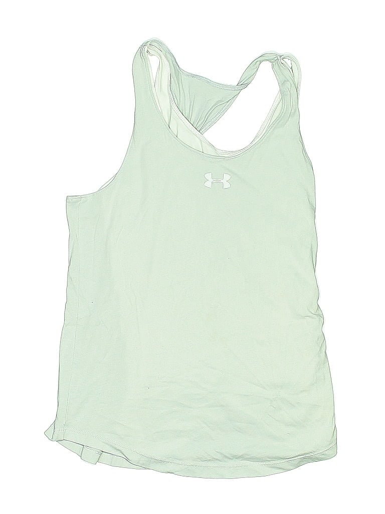 Pre-owned Under Armour Kids' Active Tank Top In White
