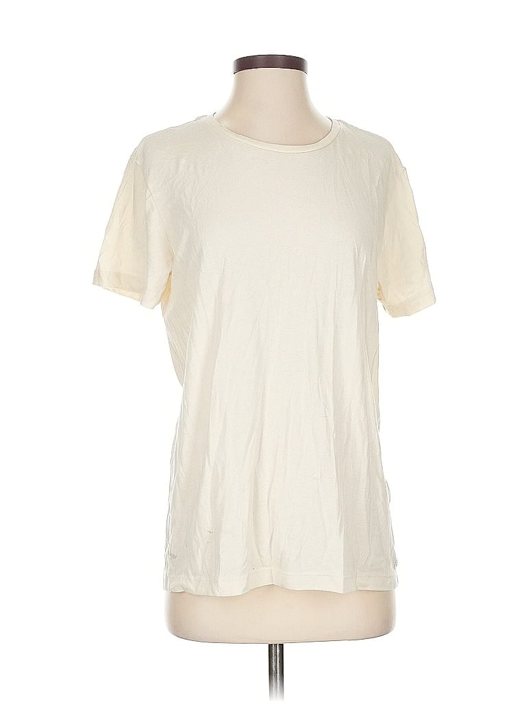 Pre-owned Marine Layer Short Sleeve T-shirt In White