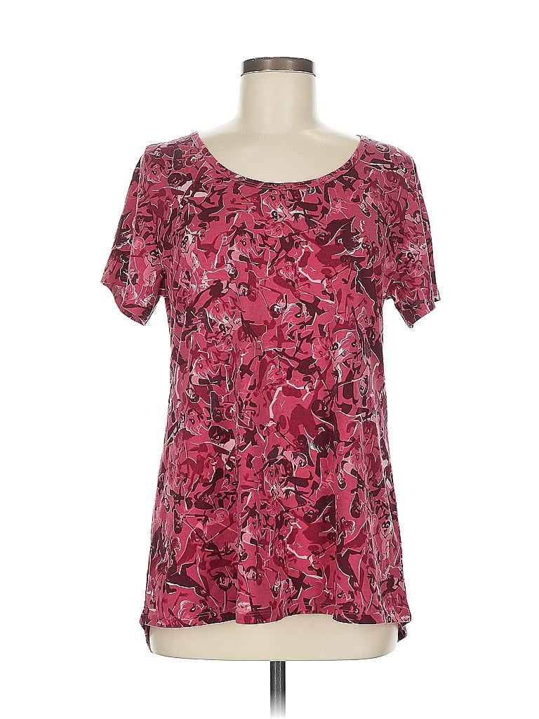 Pre-owned Lularoe Casual Dress In Burgundy