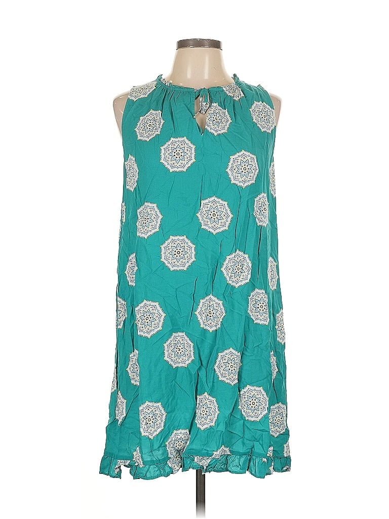 Pre-owned Ann Taylor Loft Outlet Casual Dress In Blue