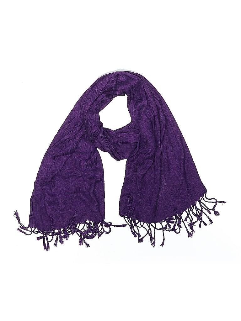 Pre-owned Unbranded Scarf In Purple
