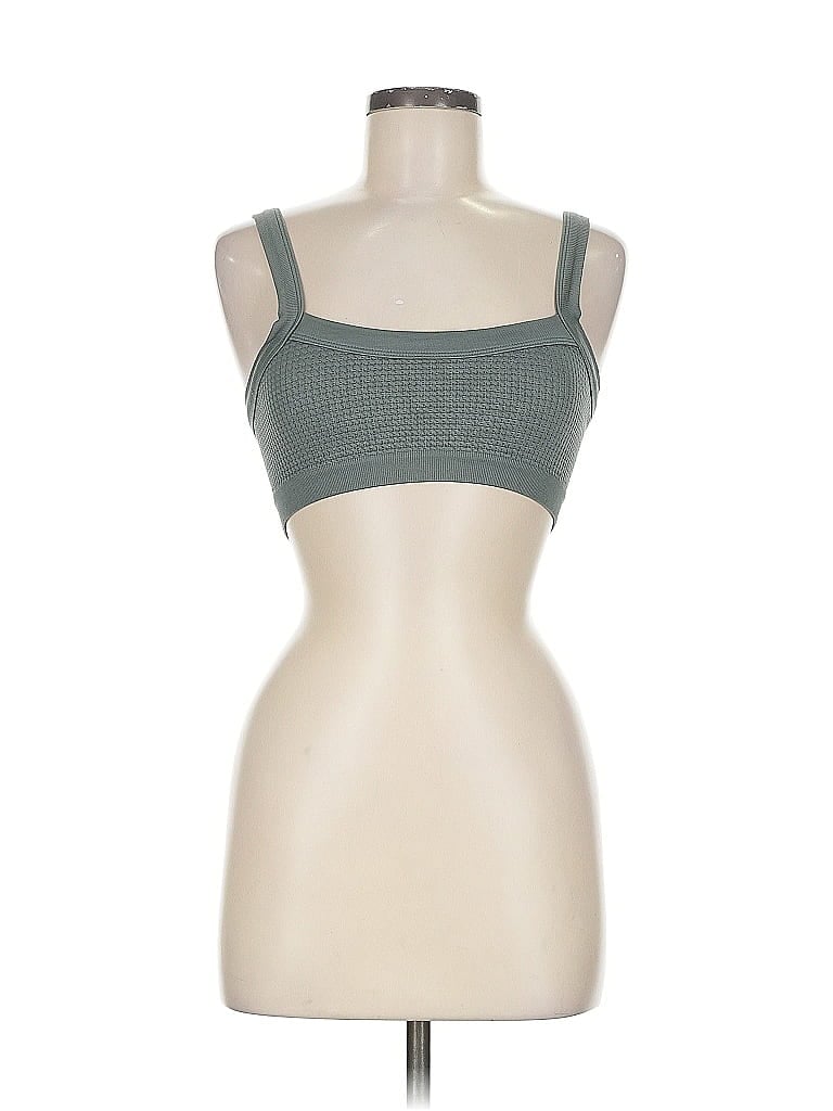 Pre-owned Out From Under Tube Top Green Strapless Neckline Tops