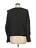 DKNY 100% Polyester Black Long Sleeve Blouse Size M - photo 2