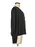 DKNY 100% Polyester Black Long Sleeve Blouse Size M - photo 4