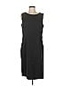 Mary McFadden 100% Polyester Solid Black Casual Dress Size 8 - photo 1