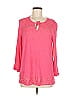 Rafaella Pink 3/4 Sleeve Blouse Size M - photo 1