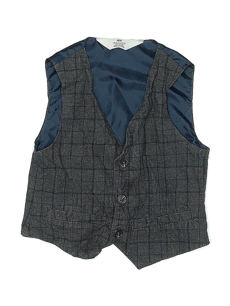 Pre-owned H&m Kids' Vest In Gray