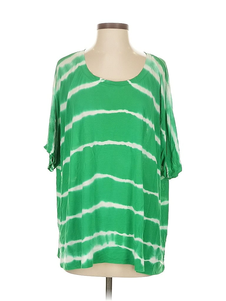 Click to view more detailed imagery on our partner's website Pre-owned Michael Stars Short Sleeve T-shirt In Green