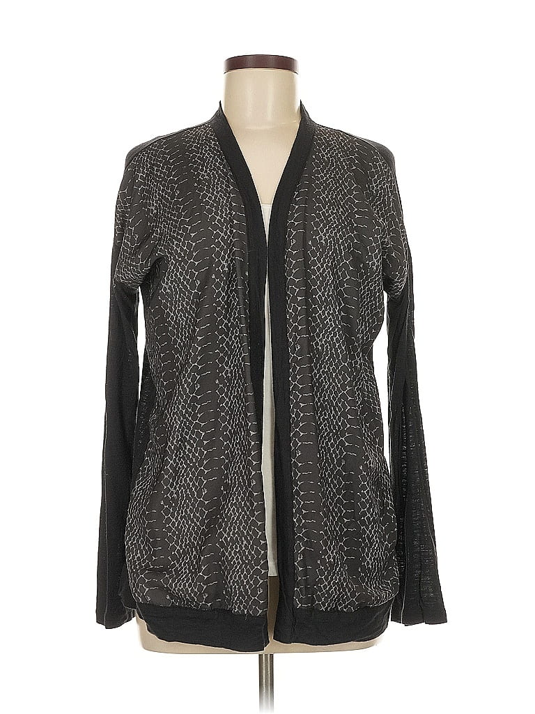 Pre-owned Calvin Klein Cardigan Sweater In Black