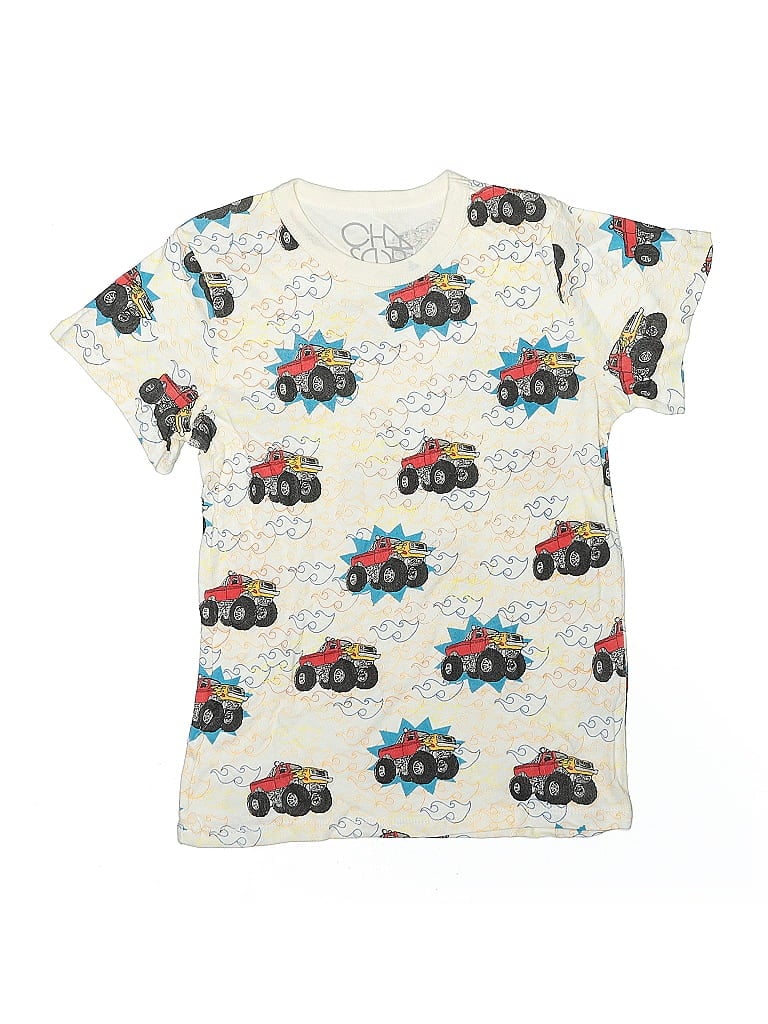 Pre-owned Chaser Kids' Short Sleeve T-shirt In White