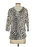 Chaser Animal Print Ivory Cardigan Size XS - photo 2