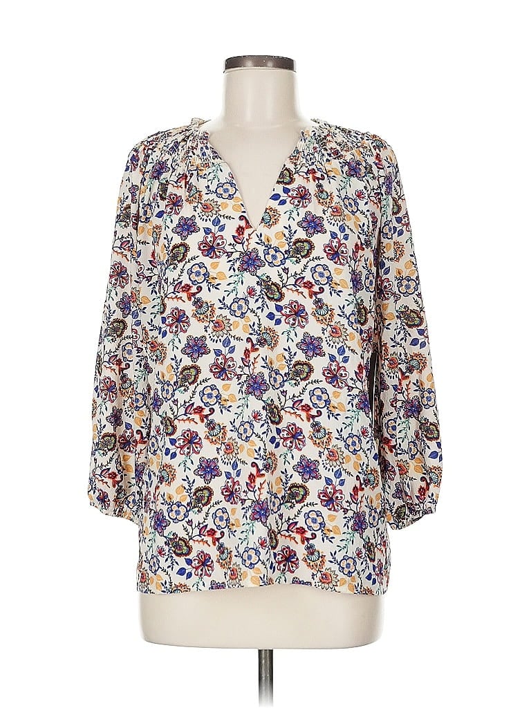 Pre-owned Bobeau Casual Dress In White