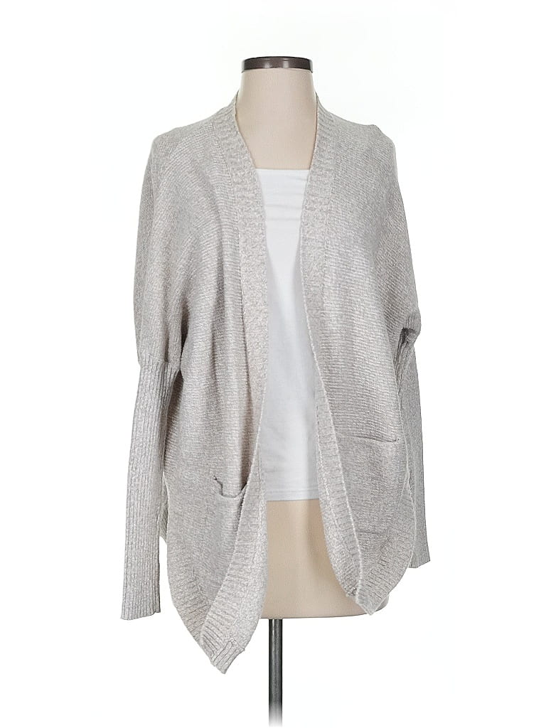 Pre-owned Express Cardigan Sweater In Gray