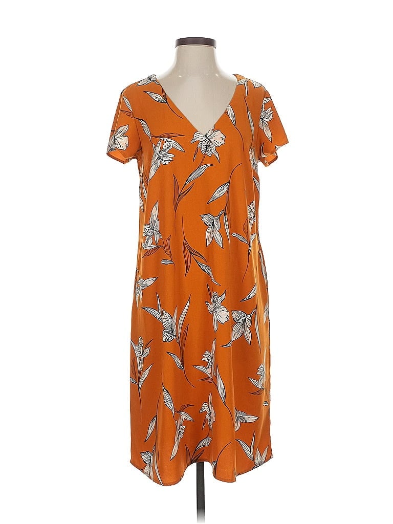 Pre-owned A New Day Casual Dress In Orange