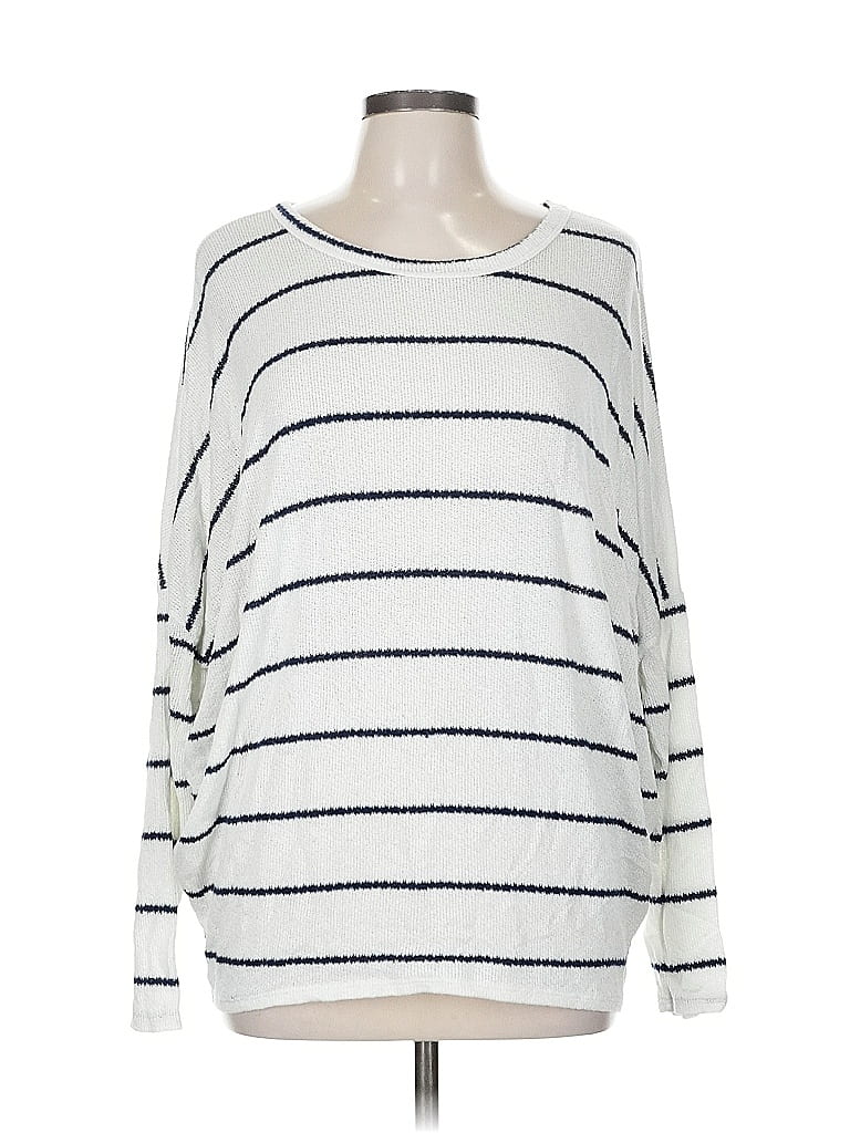 Pre-owned Mi Ami Pullover Sweater In White