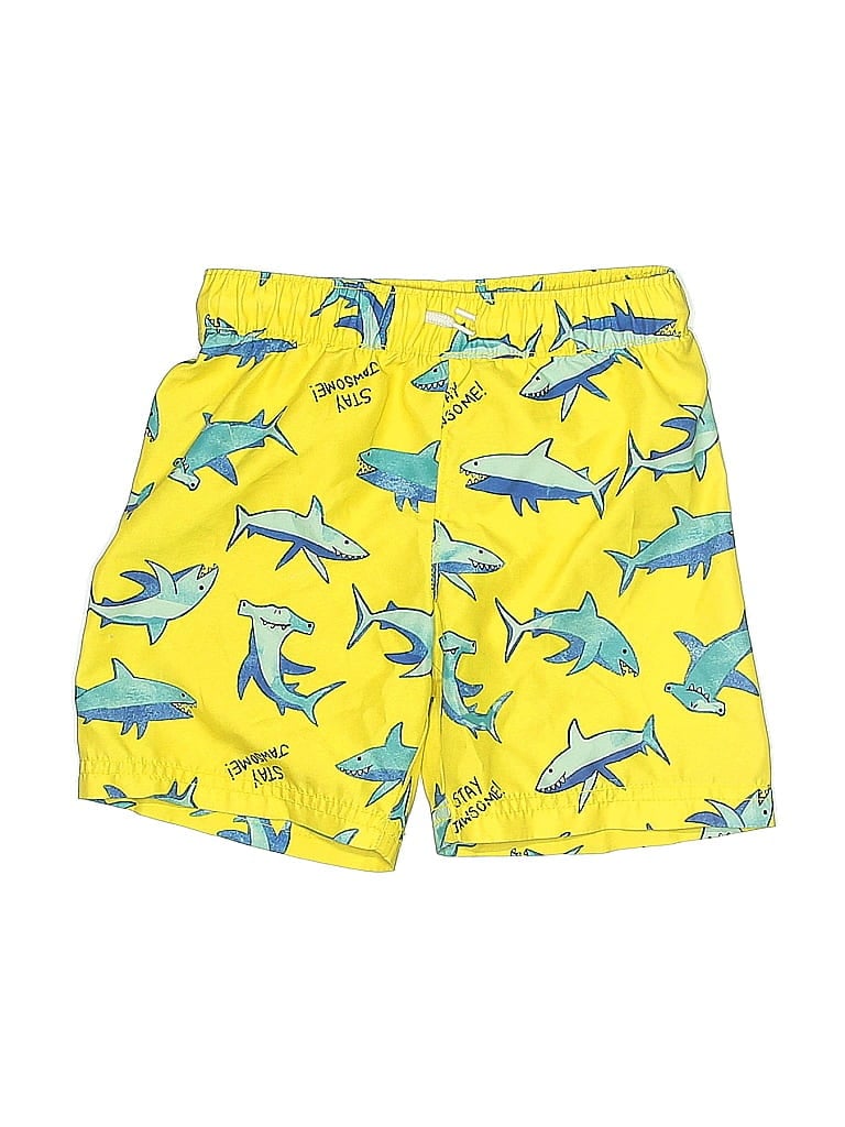 Pre-owned Old Navy Kids' Board Shorts In Yellow