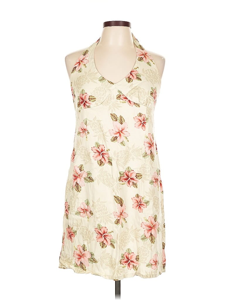 Pre-owned Assorted Brands Casual Dress In White