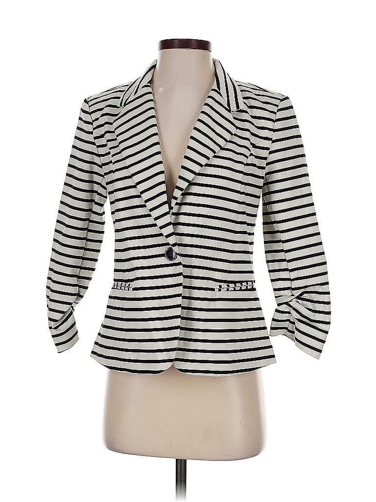 Pre-owned Christian Siriano New York Blazer Jacket In White