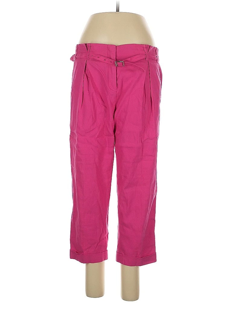 Pre-owned Worth Linen Pants In Pink