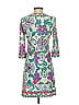 Ali Ro Print Teal Cocktail Dress Size 0 - photo 2
