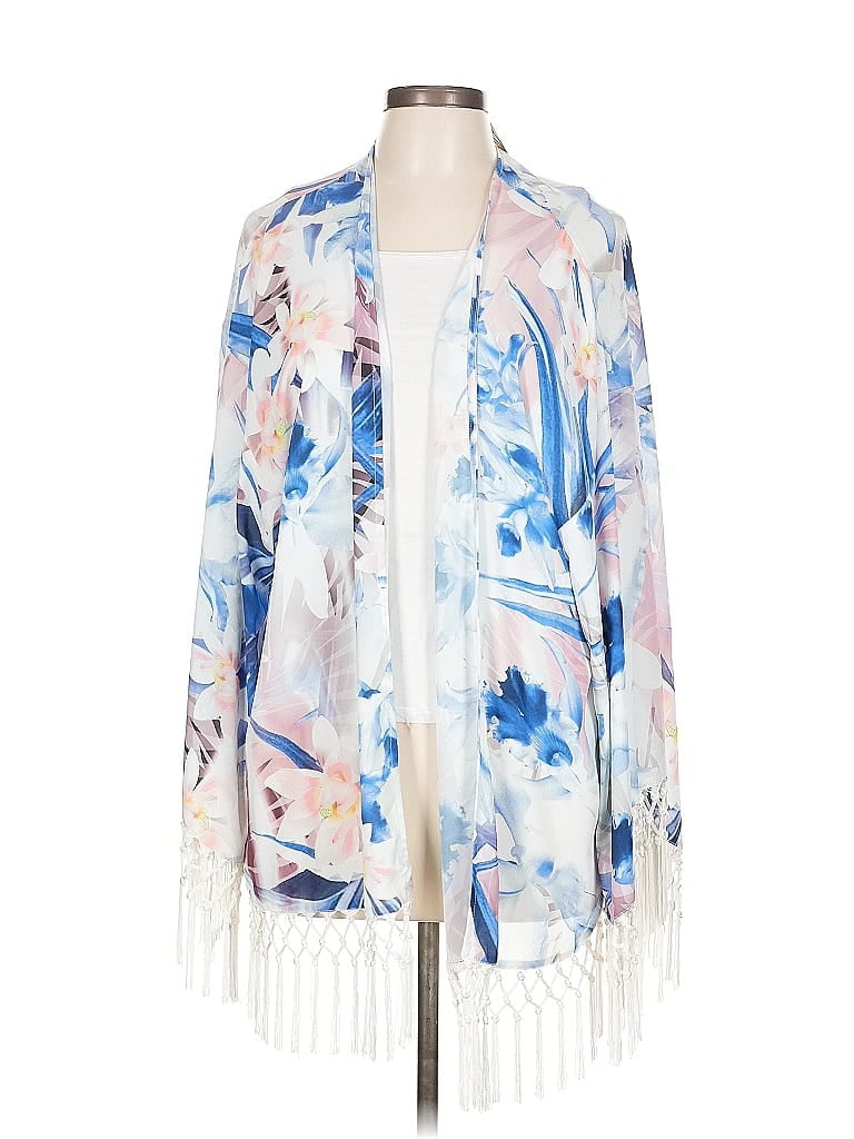 Boston Proper Kimono In Blue