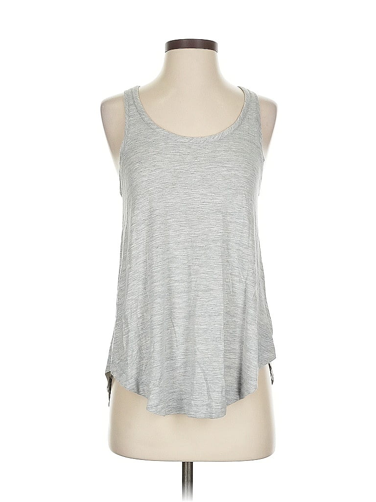 Pre-owned Splendid Tank Top Gray Halter Neckline Tops