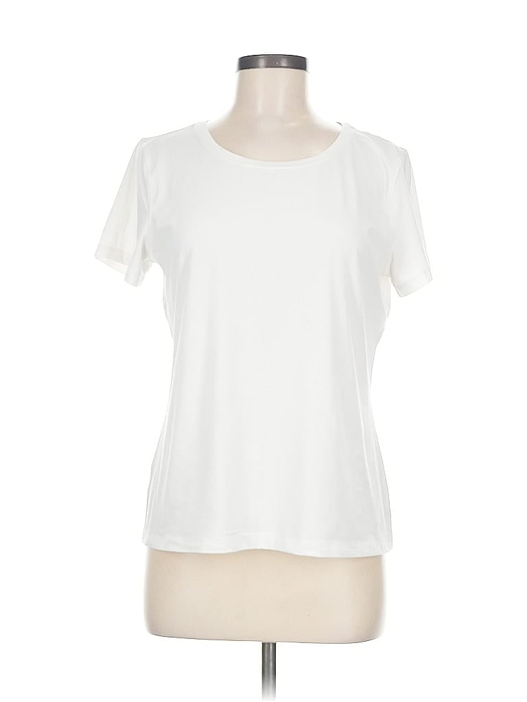 Pre-owned All In Motion Short Sleeve T-shirt In White