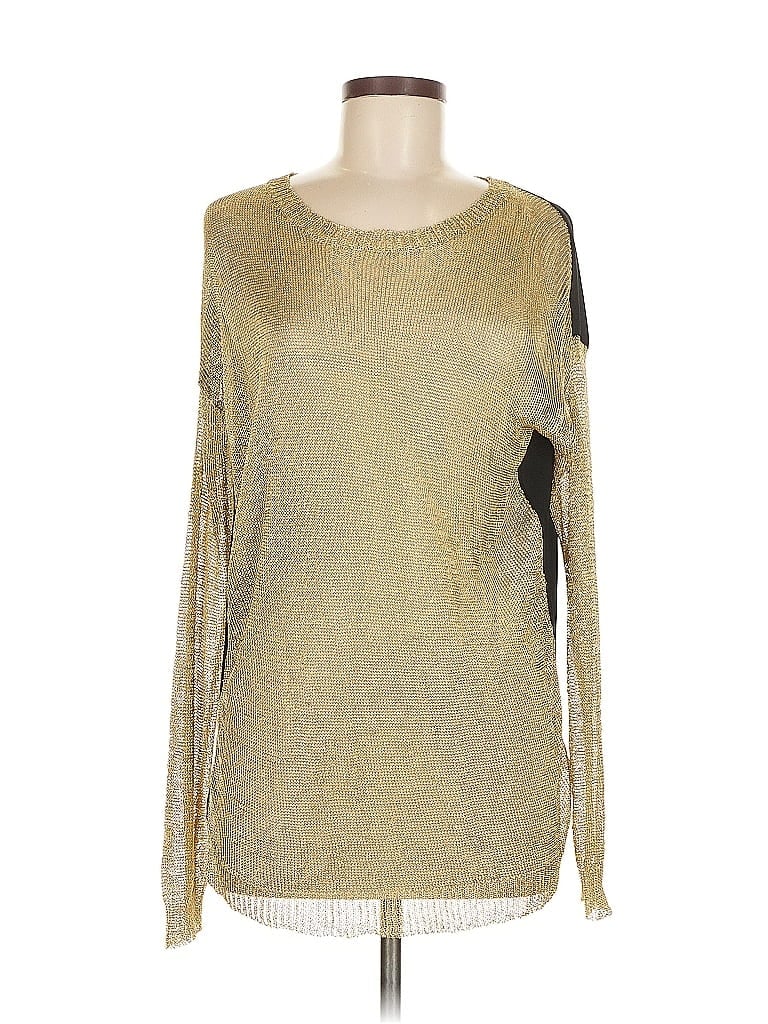 Click to view more detailed imagery on our partner's website Pre-owned Elan Pullover Sweater In Gold
