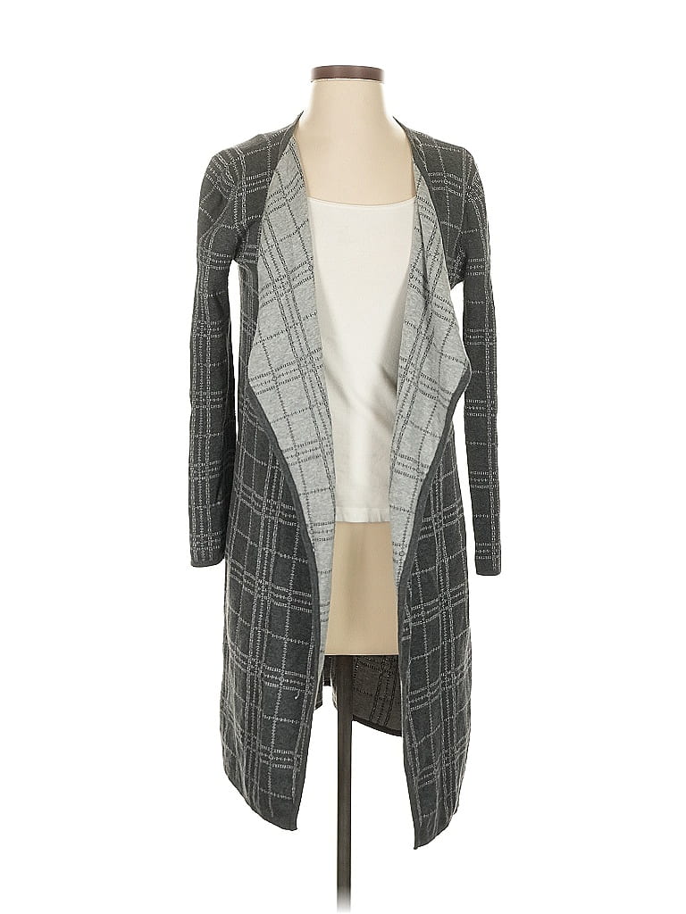 Pre-owned Vince Camuto Cardigan Sweater In Gray