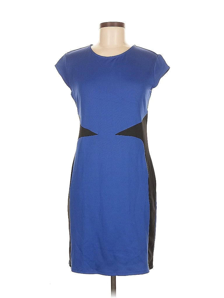 Pre-owned Mossimo Casual Dress In Blue