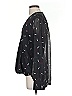 DKNY 100% Polyester Black Long Sleeve Blouse Size S - photo 5
