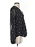 DKNY 100% Polyester Black Long Sleeve Blouse Size S - photo 4