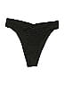 Unbranded Chevron-herringbone Black Swimsuit Bottoms Size L - photo 1