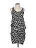 Rag & Bone/JEAN 100% Polyester Graphic Gray Casual Dress Size S - photo 1