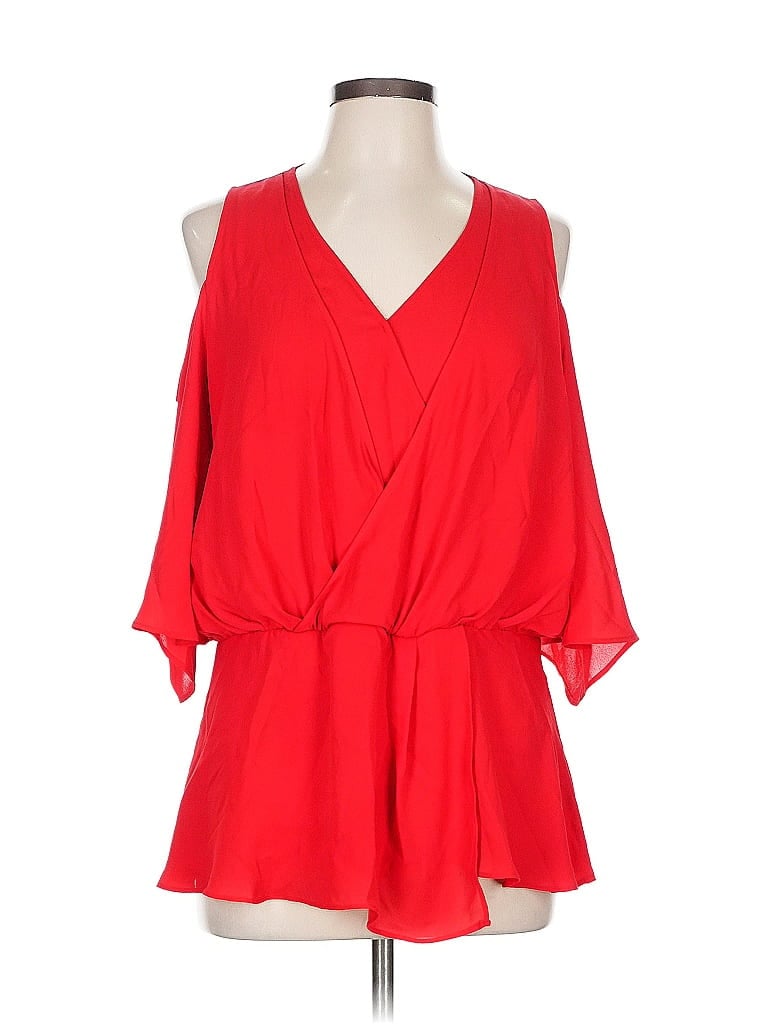 BOLD ELEMENTS Pre-owned Sleeveless Blouse In Red