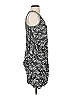Rag & Bone/JEAN 100% Polyester Graphic Gray Casual Dress Size S - photo 4