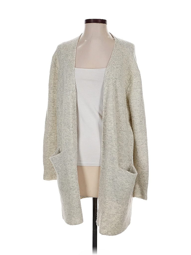 Pre-owned Madewell Cardigan Sweater In Gray